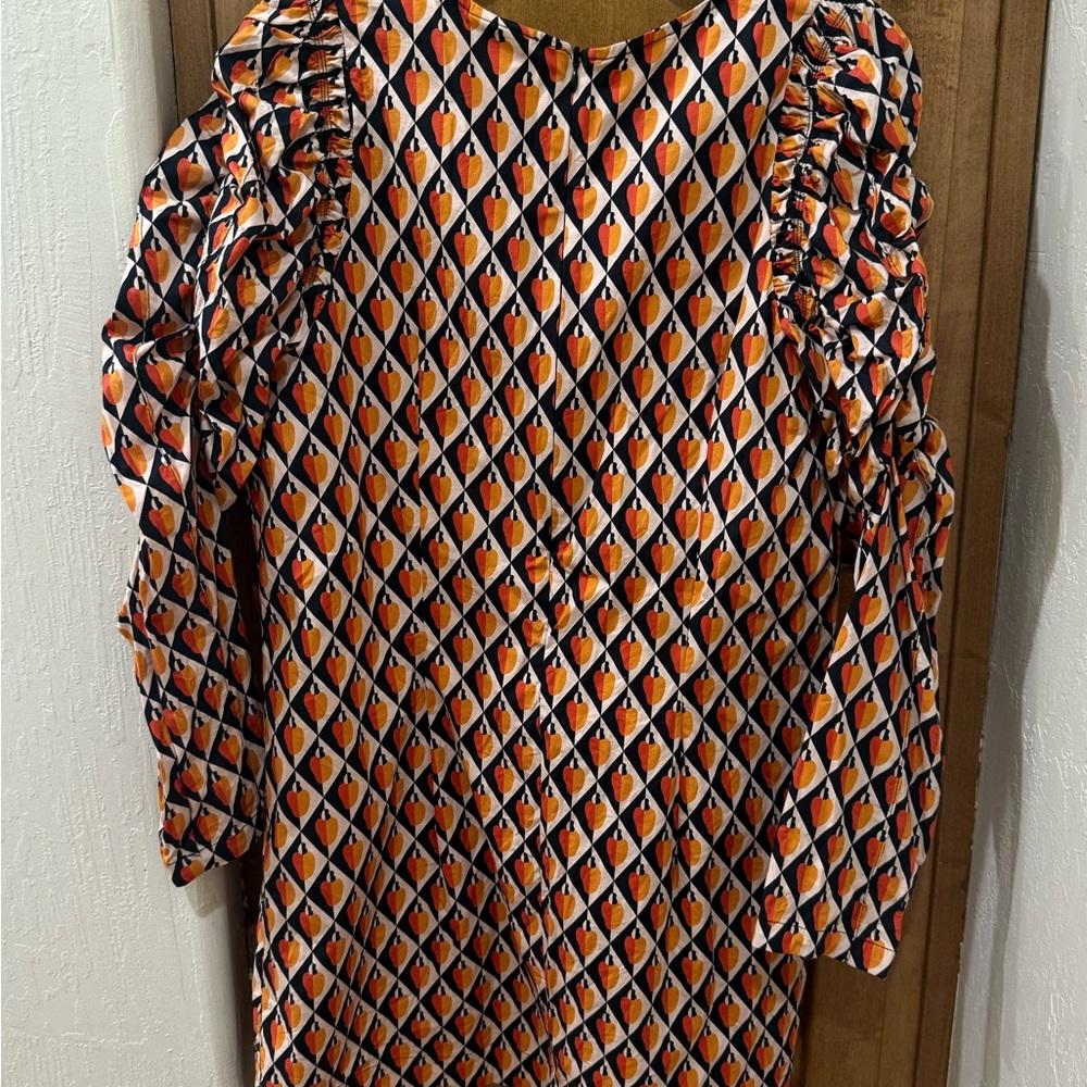 FARM Rio Multicolor Diamond Long Sleeve Dress - Picture 4 of 5